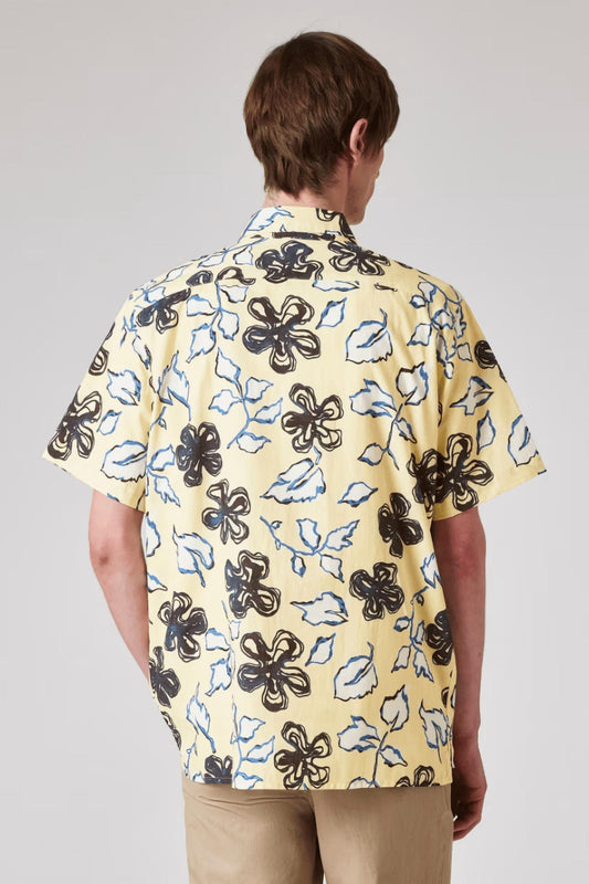 Paul Smith - Pale Yukka Print Short Sleeve Shirt