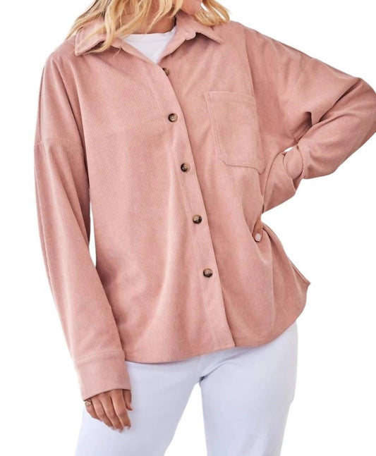 Andree By Unit - We Go Together Corduroy Button Down Shirt