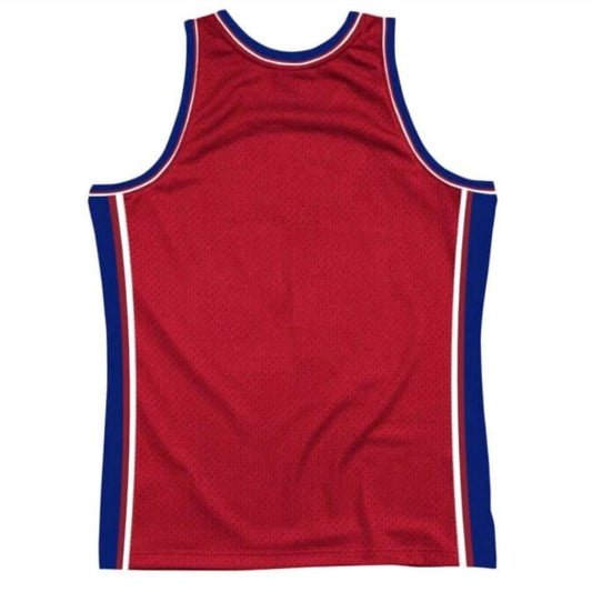 Mitchell & Ness - Men's Big Face 2.0 Detroit Pistons Jersey
