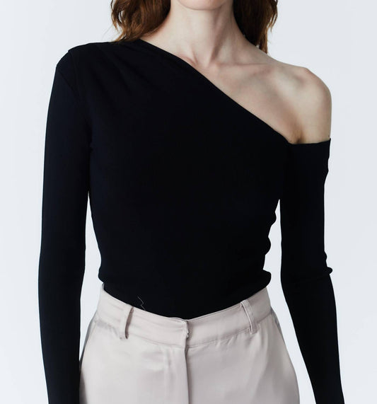 Deluc - One Shoulder Knitted Top
