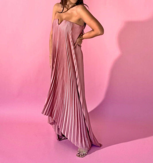 Dress Forum - Exceptionally Elegant Pleated Maxi Dress