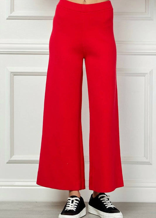 Amongst Others - Match Made Cropped Wide Sweater Pant