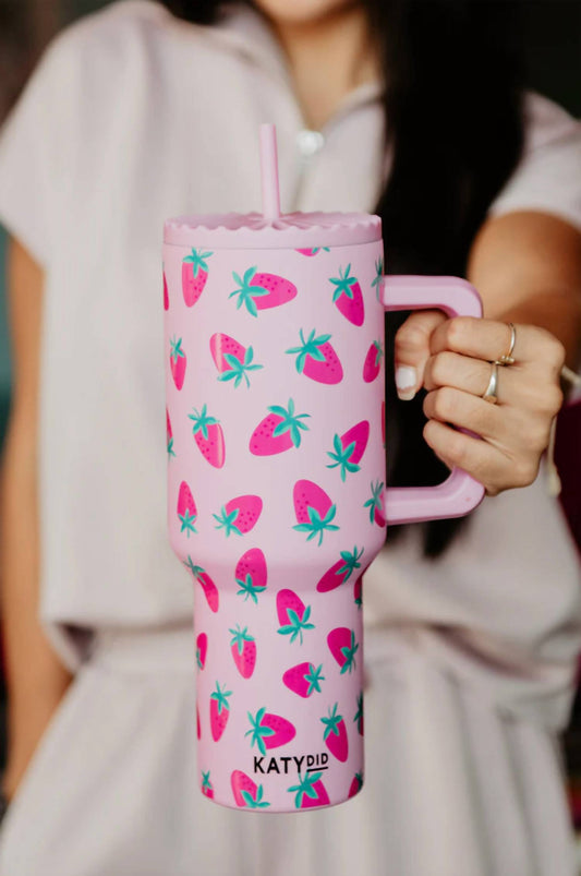 Katydid - Strawberry Tumbler