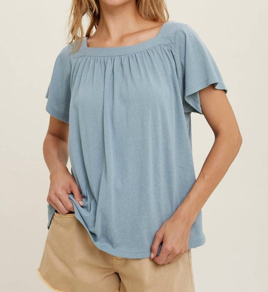 Poshture Finds - Wishlist Square Neck Knit Top With Tie Back
