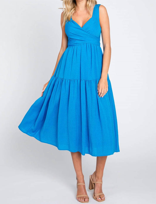 Entro - Wrap Tie Midi Dress