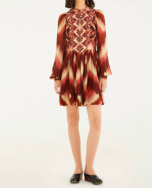 Farm Rio - Amanda Matelasse Tapestry Quilted Mini Dress
