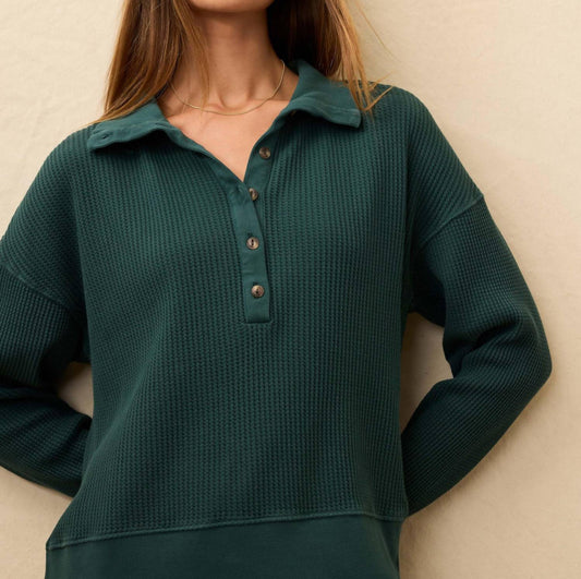 Faherty - Après Waffle Henley Top