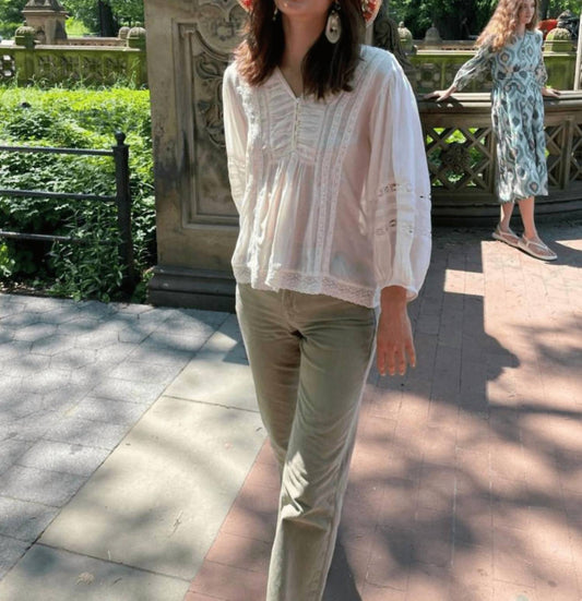 Guadalupe Design - Valentina V-neck Blouse