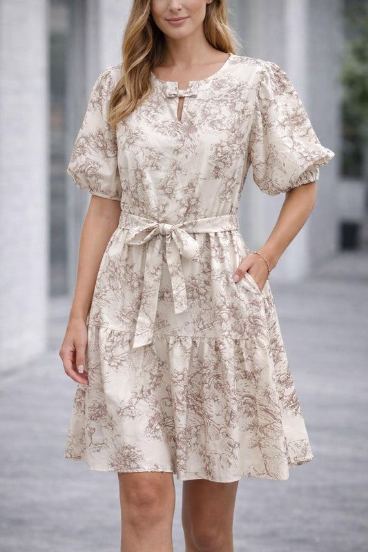 Joy Joy - toile print dress