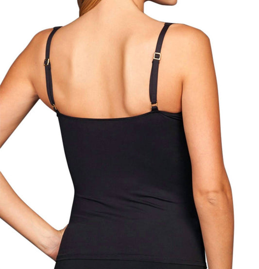 Kallure - Twist Front Shirred Tankini Top