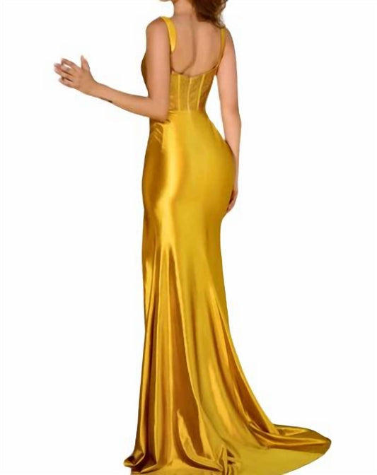 Portia&Scarlett - Thigh-high slit Prom Dress