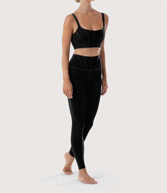 Bloch - Paneled Waist Leggings