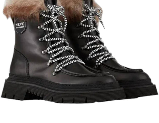 Armani - Womens - Neve Leather Hiking Boots