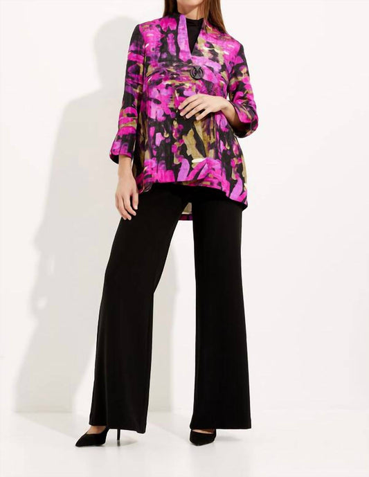 Joseph Ribkoff - Abstract Print Jacket