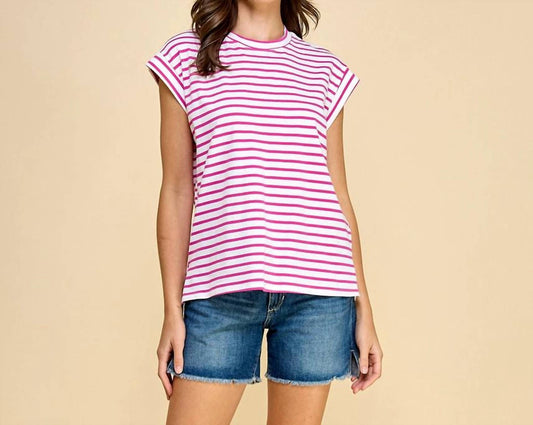 Les Amis - Stripe Sleeveless Top