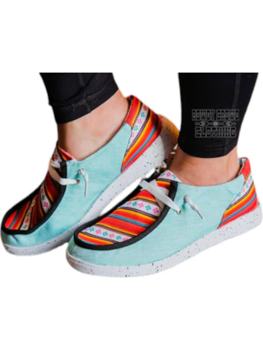 Rowdy Crowd - Women's Sunset Serape Shoes