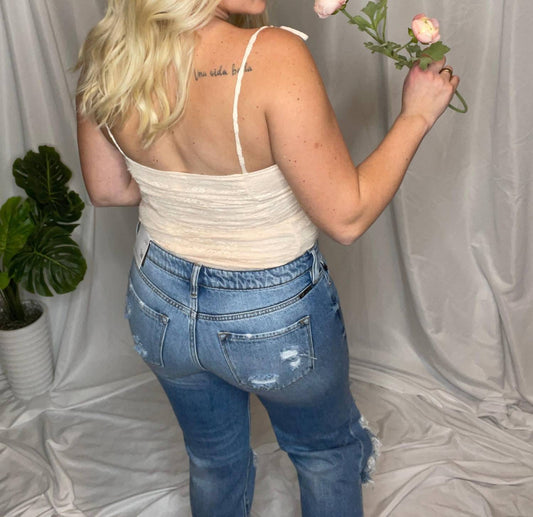 Le Lis - Eden Lace Floral Bodysuit