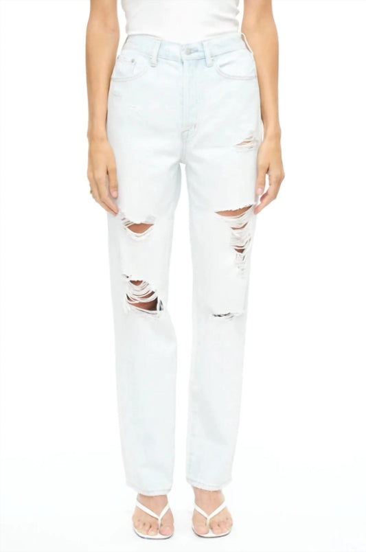 Cassie Super High Rise Straight Leg Denim