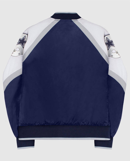 Starter - Women's Dallas Cowboys Zip Front Track Jacket
