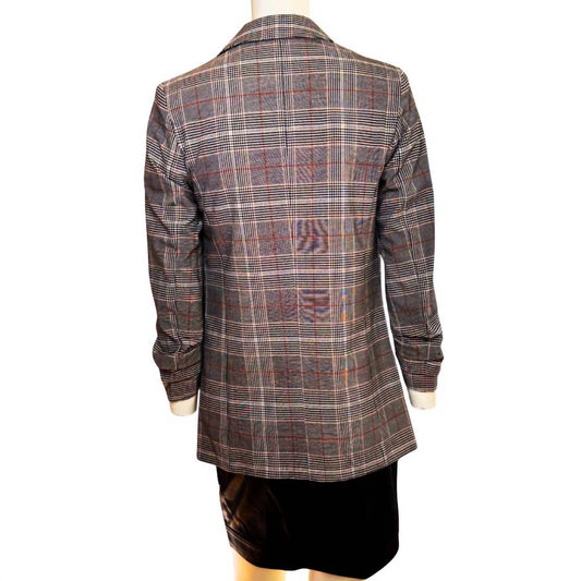 Philosophy - Women's Checked Blazer Jacket