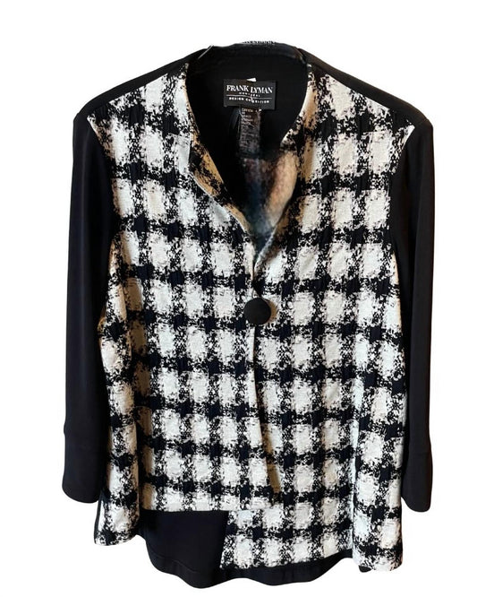Frank Lyman - Checkered Button Front Jacket