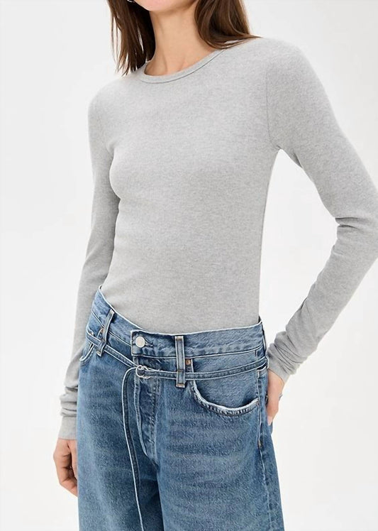 Eterne - Cropped Ribbed Fitted Top