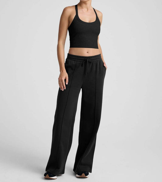 Beyond Yoga - Luxefleece Pintuck Wide Leg Pant