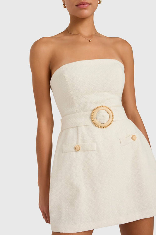 Amanda Uprichard - Gramercy Strapless Skort Romper