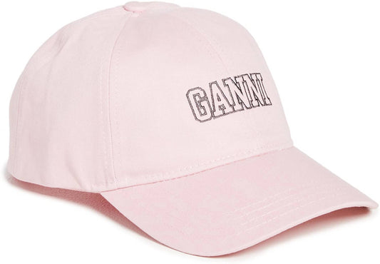 Ganni - Software Heavy Cotton Logo Baseball Cap