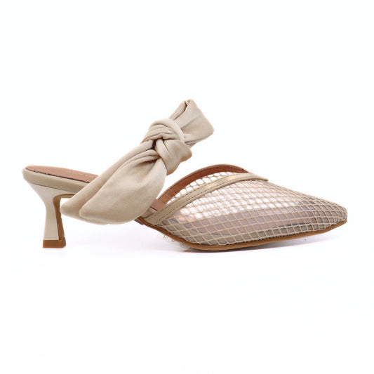 All Black - Women's Side Bow Mule