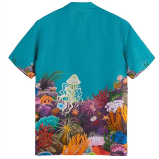 Scotch & Soda - Placement Print Tencel Shirt