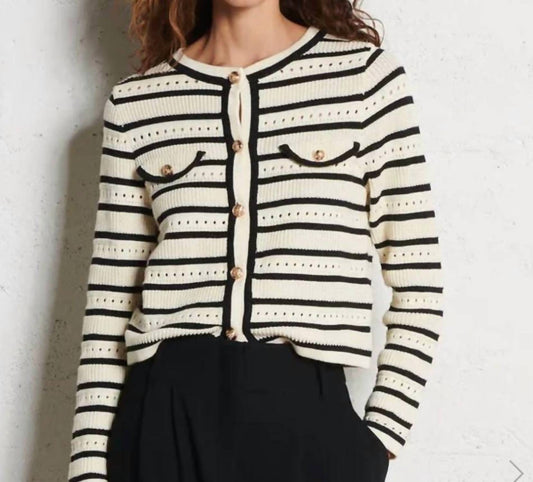 Suncoo - Ganeo Striped Cardigan