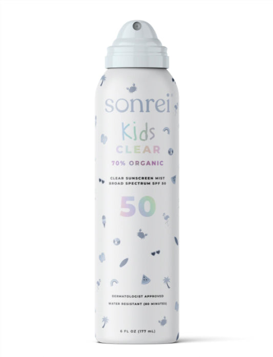 Sonrei - Kids Clear Organic SPF 50 Clear Sunscreen Mist - 6 fl oz