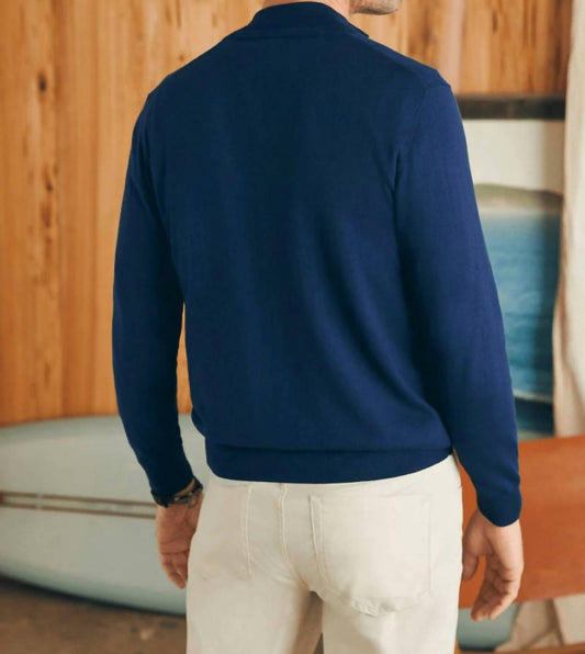 Faherty - Movement Quarter Zip Sweater