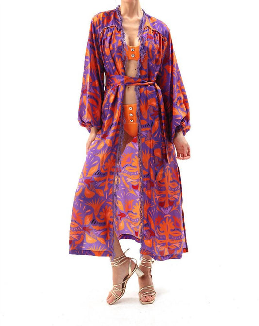 Movom - Women's Cover-Up Floral Kimono