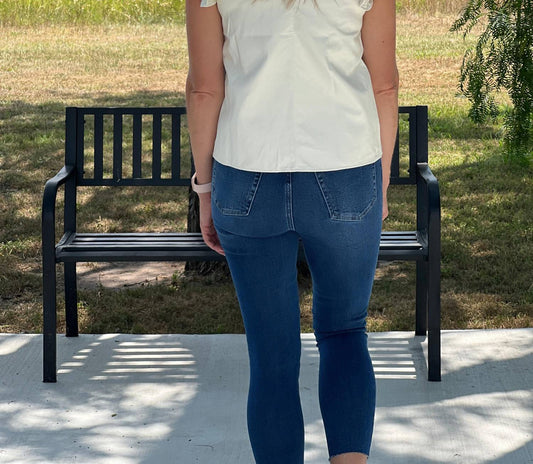 Tcec - Flutter Sleeve Top