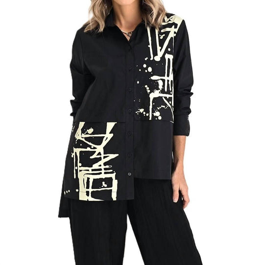 Ozai N Ku - Ecliptic Long Sleeve Button Down Shirt