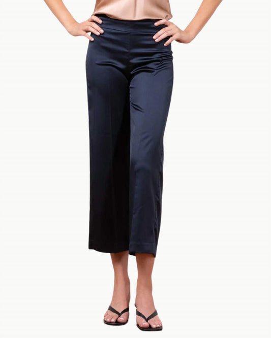 Avenue Montaigne - Alex Satin Wide Leg Pants