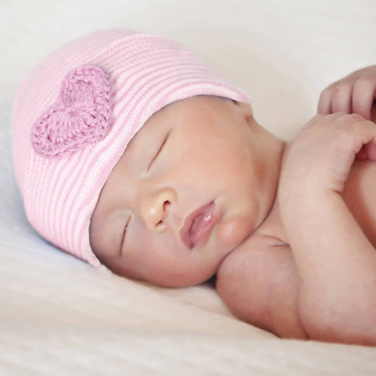 Ilybean - Crochet Heart Nursery Cap