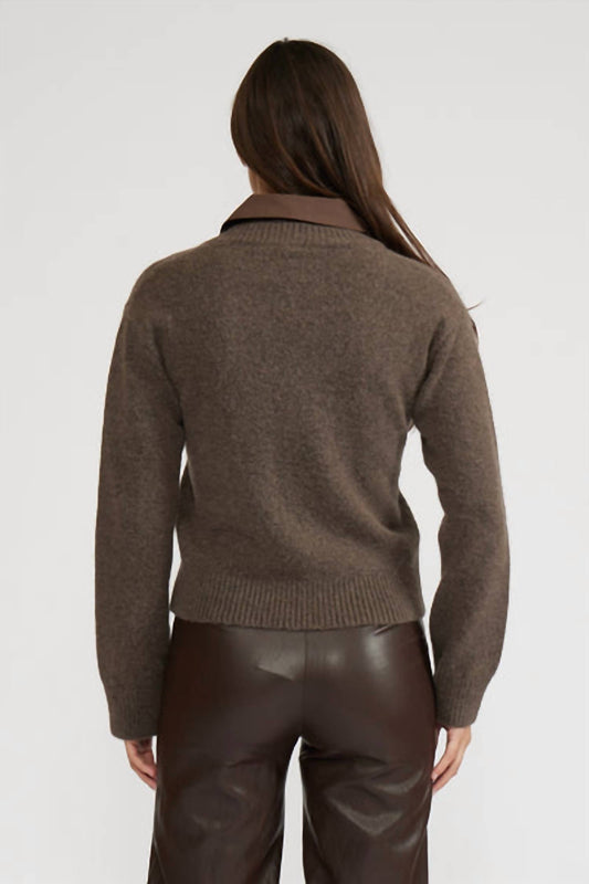 Lucy Paris - Oren Mixed Media Top