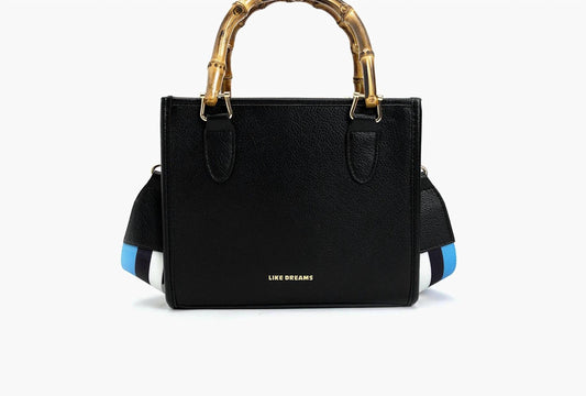 Like Dreams - Women's Kate Wooden Vegan Satchel Crossbody Bag