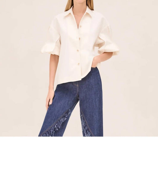 Alexis - Elsie Button Front Top