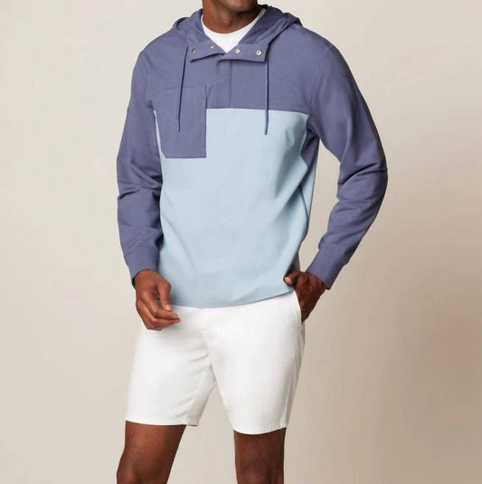 Johnnie-O - Men's Harrison Mixed Media Henley Hoodie