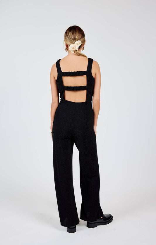 Sadie & Sage - Guiding Light Lurex Jumpsuit