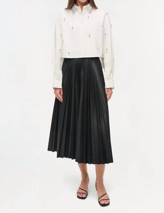 Jonathan Simkhai - RENATA EMBELLISHED BUTTON DOWN SHIRT