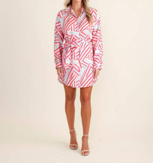 S'Edge - Spring Geo Shirtdress