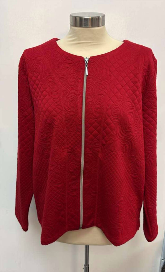 Sunday - Women's Full Zip Quilted Cardigan