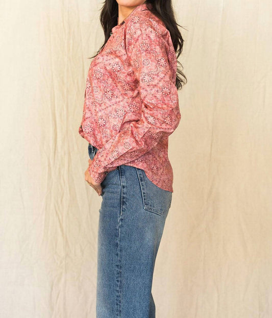 Madison Creek Outfitters - Claire Printed Button Down Shirt