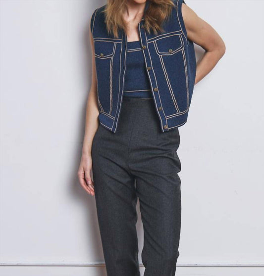 Autumn Cashmere - Sleeveless Vest