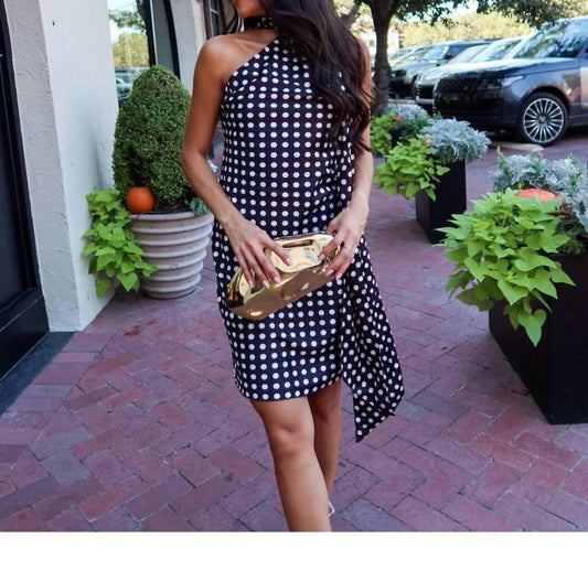 Sky To Moon - Scarfed Away Mini Dress